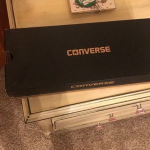 Brand new white Converse high tops